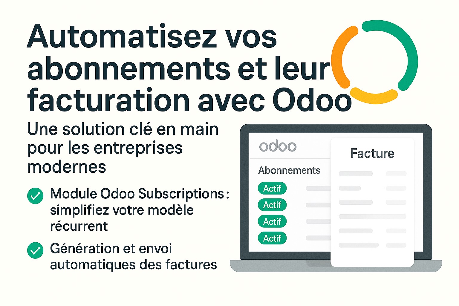 Automatisez vos abonnements et leur facturation avec Odoo : une solution clé-en-main pour les entreprises modernes